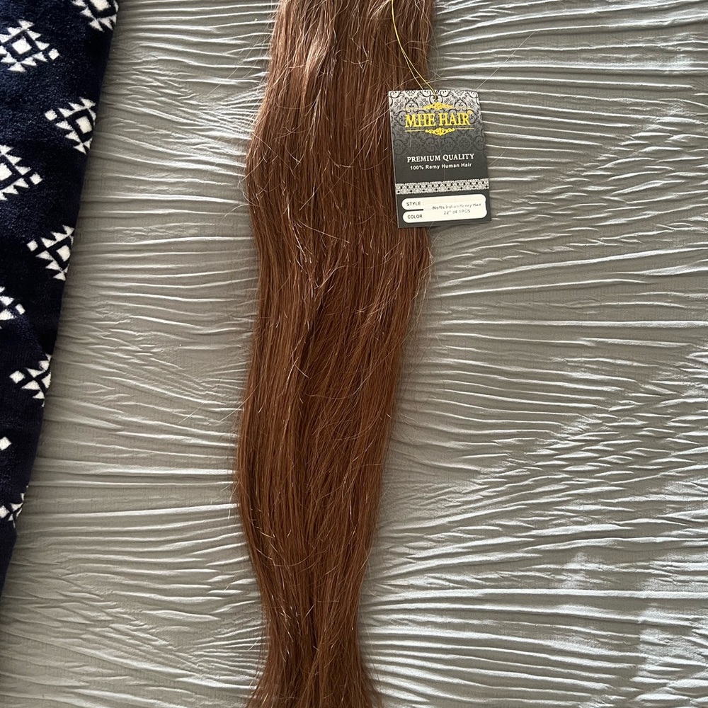 Indy Remy Hair 22 inch. Color 4. Premium Quality